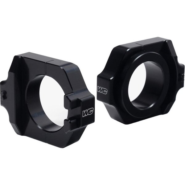 17-230 - Works Connection Elite Axle Blocks For Honda CRF 250/450R 2009-2025, CRF250RX 2019-2025, CRF450RX 2017-2025 Black
