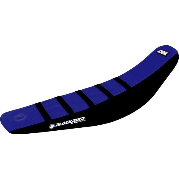 1251Z1 - Blackbird Zebra Seat Cover For Yamaha YZ125 2022-2025 - Black/Blue