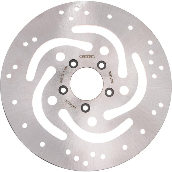 MTX Performance Front Solid Round Brake Disc - Harley Davidson FLSTF Fat Boy 2000-14