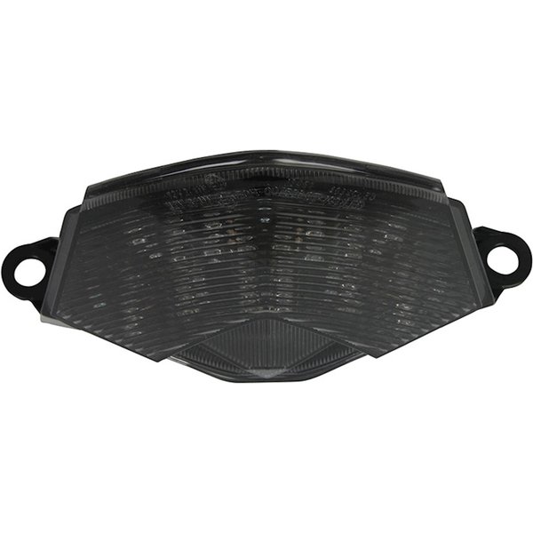 Bike It LED Rear Tail Light With Cool Grey Lens & Integral Indicators - Kawasaki Z750 2007-12