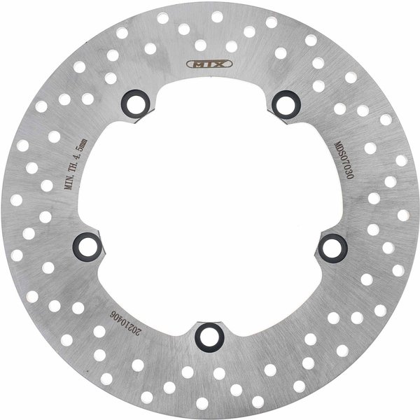 MTX Performance Rear Solid Round Brake Disc - Yamaha MT-09 2014-21