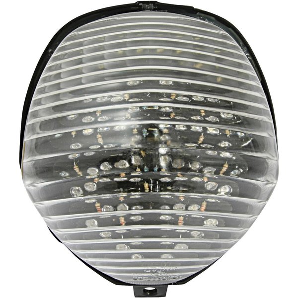 Bike It LED Rear Tail Light With Clear Lens & Integral Indicators - Suzuki GSX600F 1998-2001