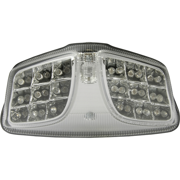 Bike It LED Rear Tail Light With Clear Lens & Integral Indicators - Suzuki GSXR600 2009-12