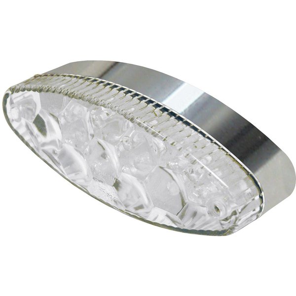 Bike It Tribe LED Rear Light With Chrome Base & Clear Lens