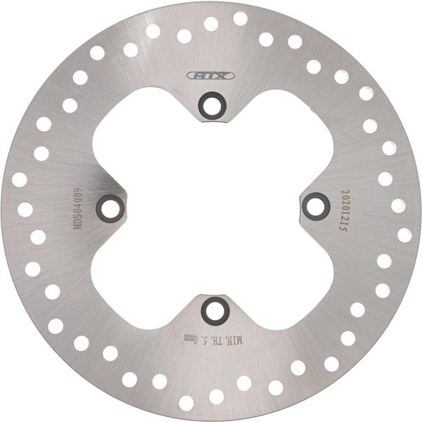 MTX Performance Rear Solid Round Brake Disc - Triumph Bonneville T100 2002-17