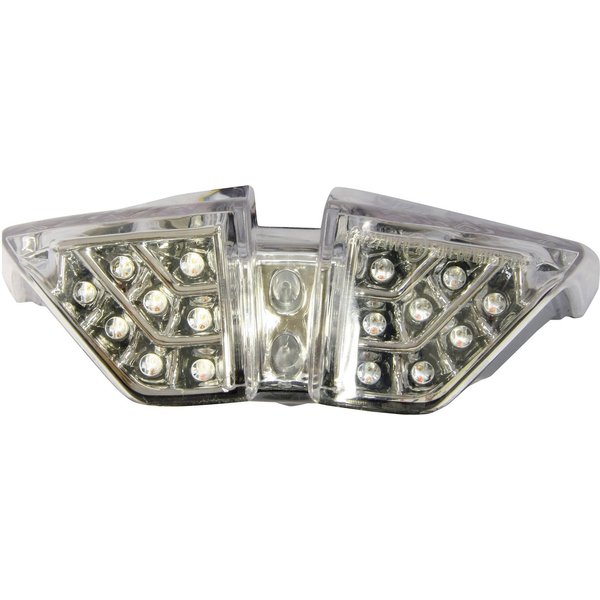 Bike It LED Rear Tail Light With Clear Lens & Integral Indicators - MV Agusta F4 1078 RR 2010-14
