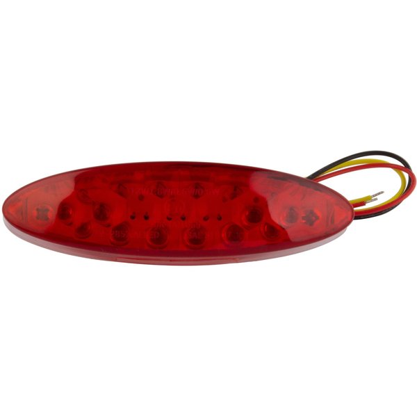 Bike It Tri-Lite LED Rear Light With Red Lens