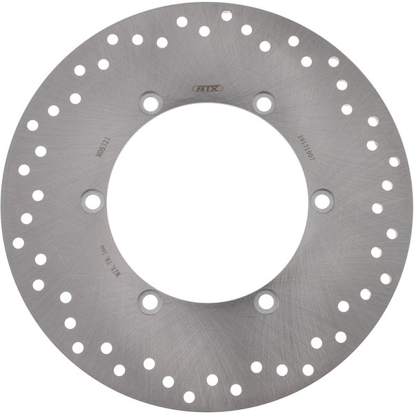 MTX Performance Rear Solid Round Brake Disc - Honda VT 750 C2 Shadow Black Spirit 2010-16