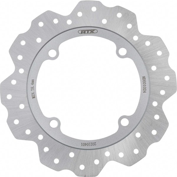 MTX Performance Rear Solid Wavy Brake Disc - Honda CB500X ABS 2013-19