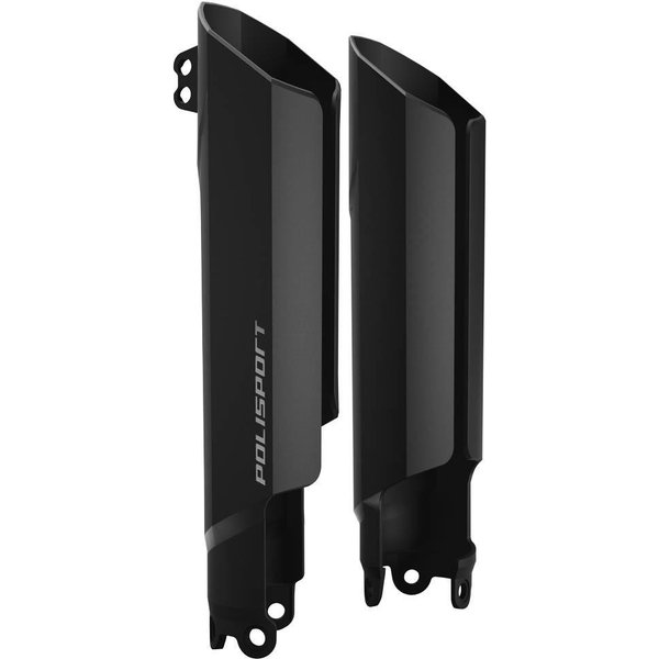 8399200003 - Polisport Full Wrap Fork Guards For KTM SX 2008-2014, EXC 2008-2015, Gas Gas EC 250/350 2006-2017 Black