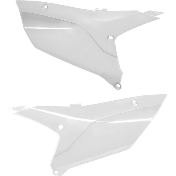 8498500005 - Polisport Side Panels For Yamaha YZF250 2024-2025, YZF450 2023-2025, YZF450X 2024-2025 White