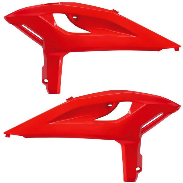 8505700003 - Polisport Radiator Scoops For Beta 125-300 RR & X-Pro, 350-480 RR & X-Pro 2025-2026 Red OEM '26
