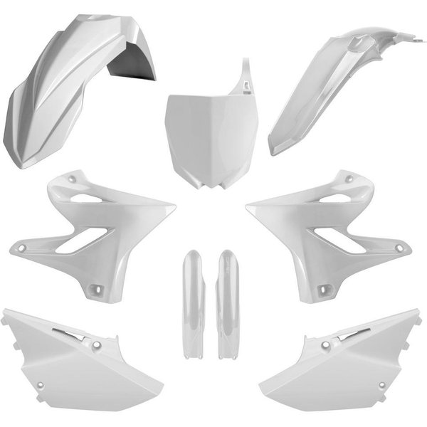 91389 - Polisport Plastics Kit For Yamaha YZ 125/250 2015-2021 White