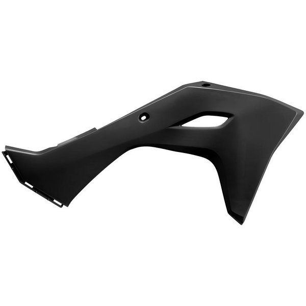 8500400002 - Polisport Radiator Scoops For Kawasaki KXF250 2025-2026, KXF450 2024-2026 Black