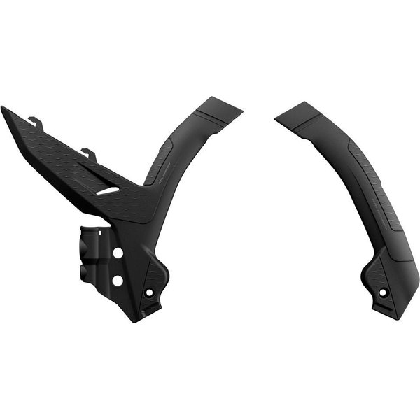 8500100001 - Polisport Frame Protectors For KTM SX/SXF 2023-2025, EXC/EXC-F 2024-2025 Black
