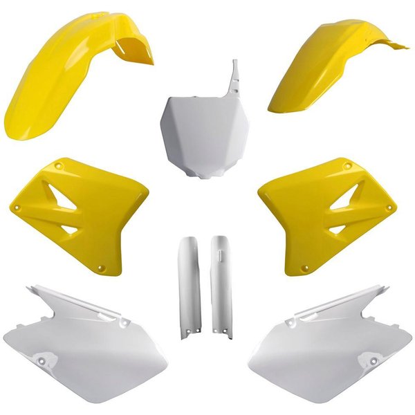 91421 - Polisport Plastics Kit For Suzuki RM 125/250 2007-2008 OEM