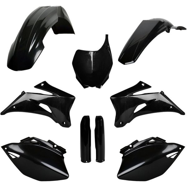 91398 - Polisport Plastics Kit For Yamaha YZF 250/450 2006-2007 Black
