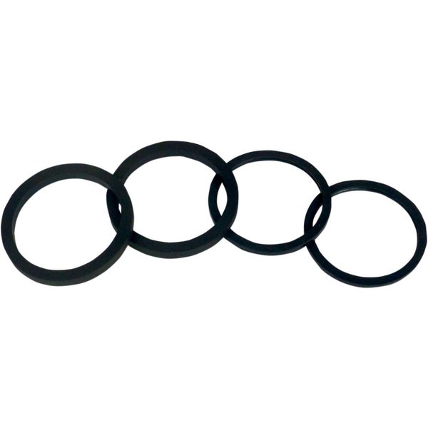19-1005 - K&S Brake Caliper Seal Kit For Kawasaki AN 110 2001-2002 Fits Front Or Rear - Black