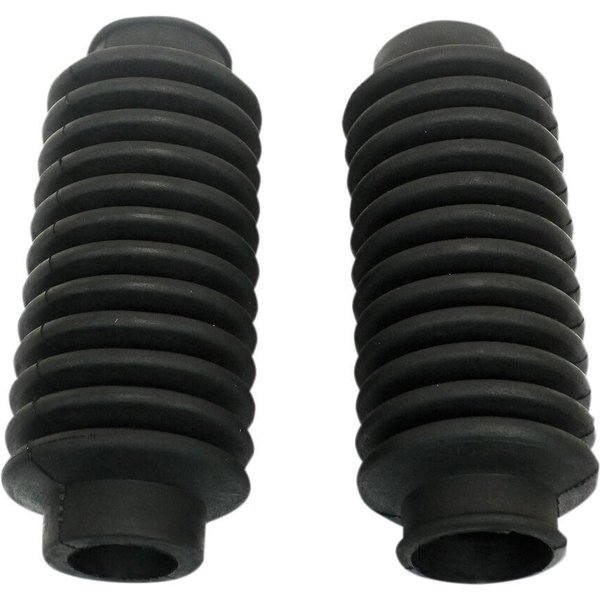 16-3007 - K&S Fork Boots Kit For Triumph Bonneville 750 T140 1973-1982 - Black