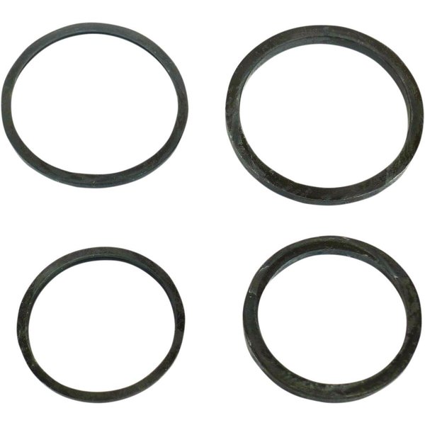 19-1015 - K&S Brake Caliper Seal Kit For Kawasaki EX 250 R 1988-2007 Fits Front Or Rear - Black