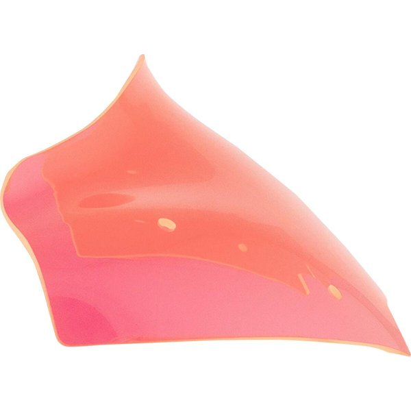 KWW-01-0750 - Klock Werks Kolor Flare Ice Windshield For Harley Davidson FLTRX 1923 2024-2025 20.5 cm (8") - Pink
