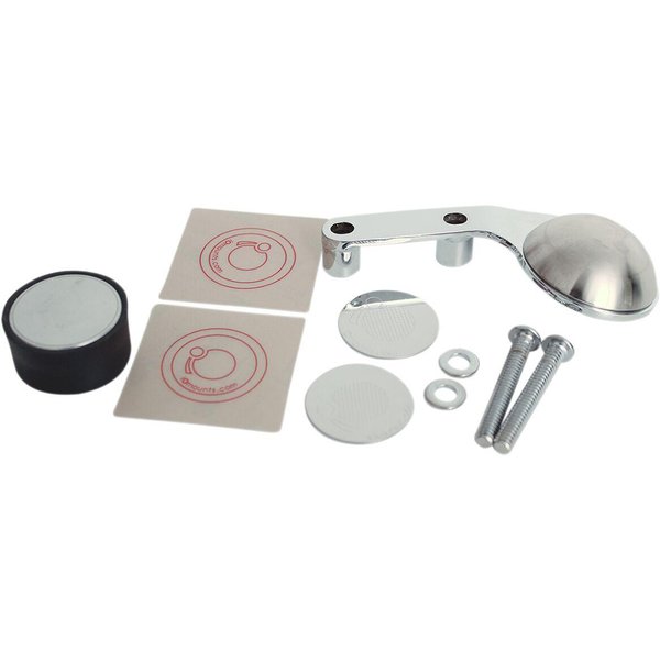 KWD-01-0380 - Klock Werks iOmounts Device Mount For Harley Davidson FLHR 1450 2000-2003 - Chrome
