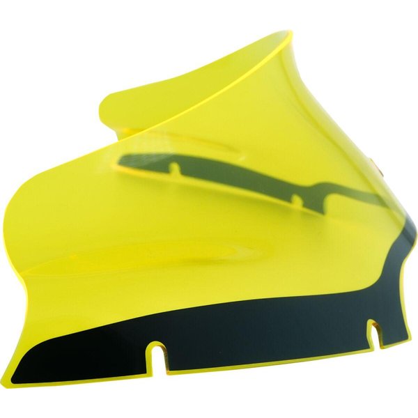 KWW-01-0629 - Klock Werks Kolor Flare Ice Windshield For Harley Davidson FLTRK 1868 2020-2024 15 cm (6") - Yellow