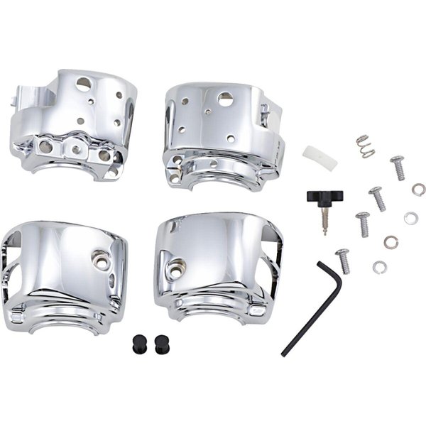 KUR7808 - Kuryakyn Switch Housing Kit For Harley Davidson FLHR 1340 1998 - Chrome