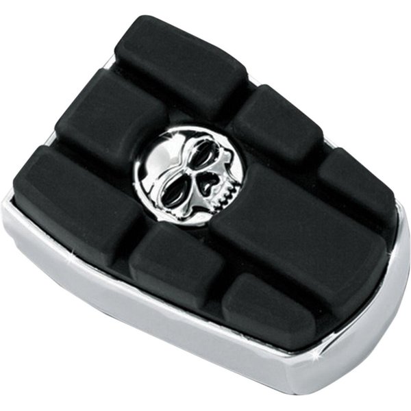 KUR4405 - Kuryakyn Zombie Brake Pedal Pad For Harley Davidson FLD 1690 2012 - Black/Chrome