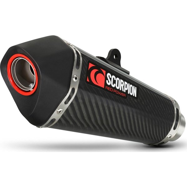RKA144SYSCEO - Scorpion Serket Taper Full System Carbon Fibre Exhaust - Kawasaki Z650 2020 - 2023