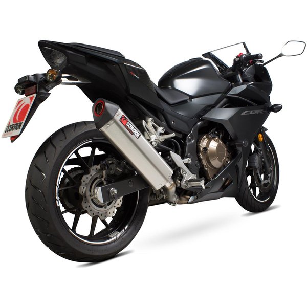RHA179SEO - Scorpion Serket Parallel Stainless Exhaust - Honda CBR 500R 2017 - 2018