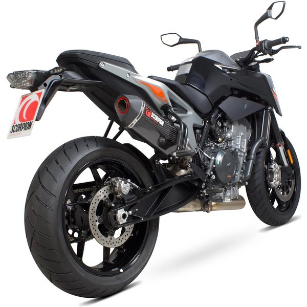 RKT88CEO - Scorpion Serket Parallel Carbon Fibre Exhaust - KTM 790 Duke 2018 - 2019