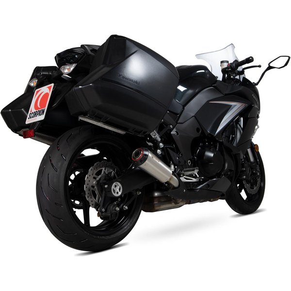 PKA108SEO - Scorpion Red Power Stainless Steel Exhaust - Kawasaki Z1000SX 2014 - 2019