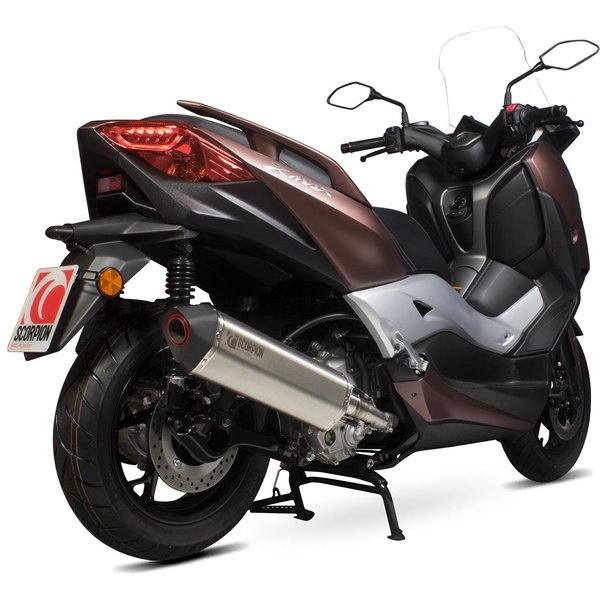 RYA109SEO - Scorpion Serket Parallel Stainless Exhaust - Yamaha XMAX 300 2017 - 2018