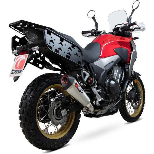 RHA189SEO - Scorpion Serket Taper Stainless Steel Slip-On Exhaust - Honda CB500X 2019-2024