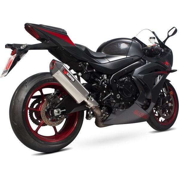 RSI123SEO - Scorpion Serket Parallel Stainless Oval Exhaust - Suzuki GSX-R 1000 2017 - 2018