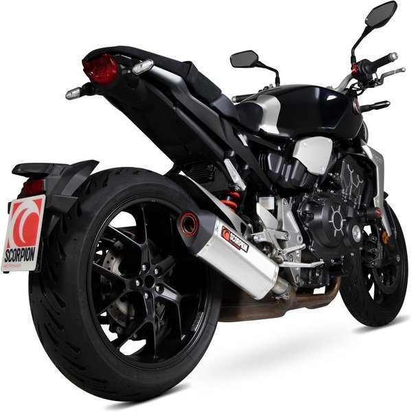 RHA187SEO - Scorpion Serket Parallel Stainless Steel Exhaust - Honda CB1000R 2018 - 2019