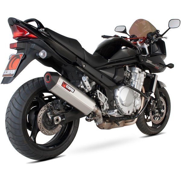 RSI96SEO - Scorpion Serket Stainless Oval Exhaust - Suzuki GSF 1250 Bandit 2007 - 2015