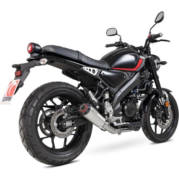 PYA117SYSSEO - Scorpion Red Power Full System Stainless Exhaust - Yamaha XSR 125 2021
