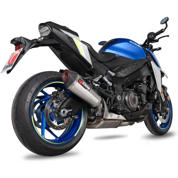 RSI126SEO - Scorpion Serket Taper Brushed Stainless Steel Exhaust - Suzuki GSX-S 1000 2021 - 2022