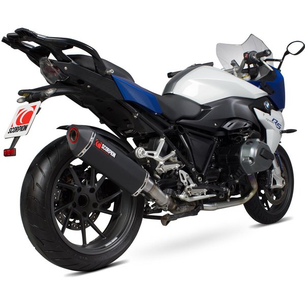 RBM79BCER - Scorpion Serket Slip-On Black Ceramic Exhaust - BMW R1200 R / R1200 RS - 2015 - 2019