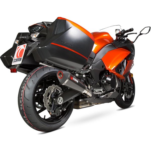 RKA109CEO - Scorpion Serket Taper Carbon Exhaust - Kawasaki Z1000SX Euro 4 2017 - 2019