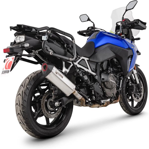 RSI131SEO - Scorpion Serket Parallel Slip-On Stainless Steel For Suzuki V-Strom 800 DE 2023-2025
