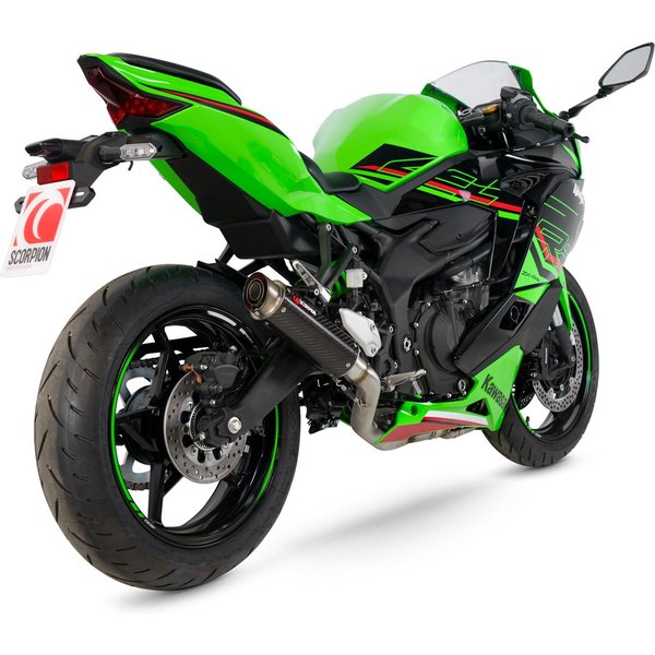 KA1020SYSCEM - Scorpion RP1-GP Full System Carbon Fibre For Kawasaki ZX-4RR 2023-2025