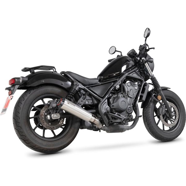 PHA197SEO - Scorpion Red Power Slip-On Stainless Steel For Honda CMX500 2020-2025