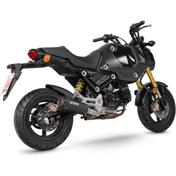 PHA199BCER - Scorpion Red Power Slip-On Black Ceramic For Honda MSX 125 2021-2023