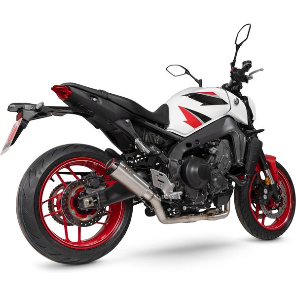 PYA116SYSSEO - Scorpion Red Power Full System Stainless Steel For Yamaha MT-09 2021-2023