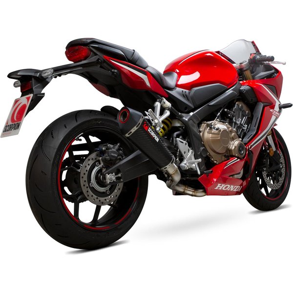 RHA197SYSCEO - Scorpion Serket Taper Full System Carbon Fibre For Honda CBR650 R 2021-2023