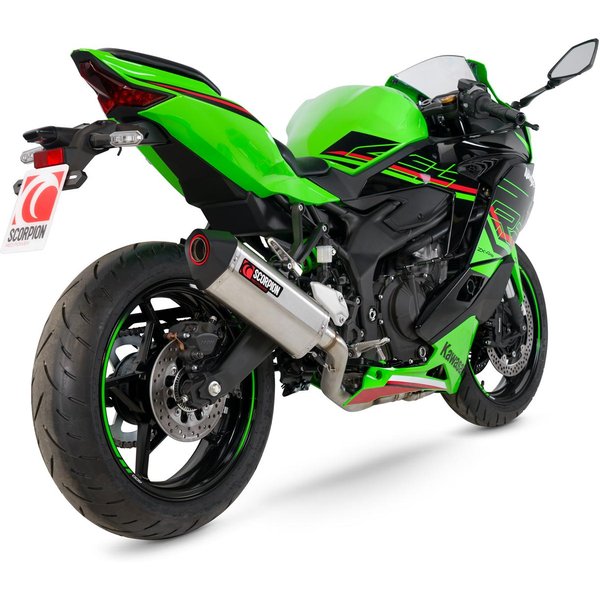 RKA146SYSSEO - Scorpion Serket Parallel Full System Stainless Steel For Kawasaki ZX-4RR 2023-2025