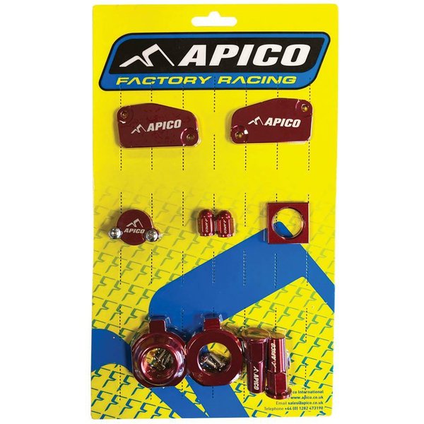 ABP KTM 19 RD - Apico Factory Bling Pack For KTM SX85 2021-2023, Husqvarna TC85 2021-2023, Gas Gas MC852021-2023 Red